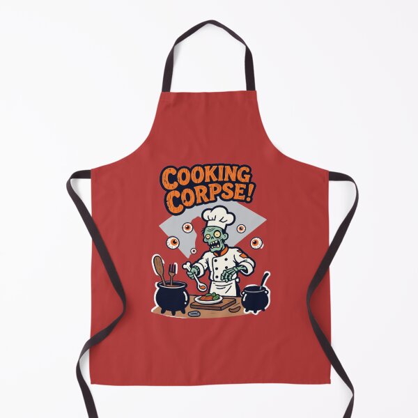 Item preview, Cooking Corpse: Zombie Chef Halloween Illustration designed and sold by tarkone.