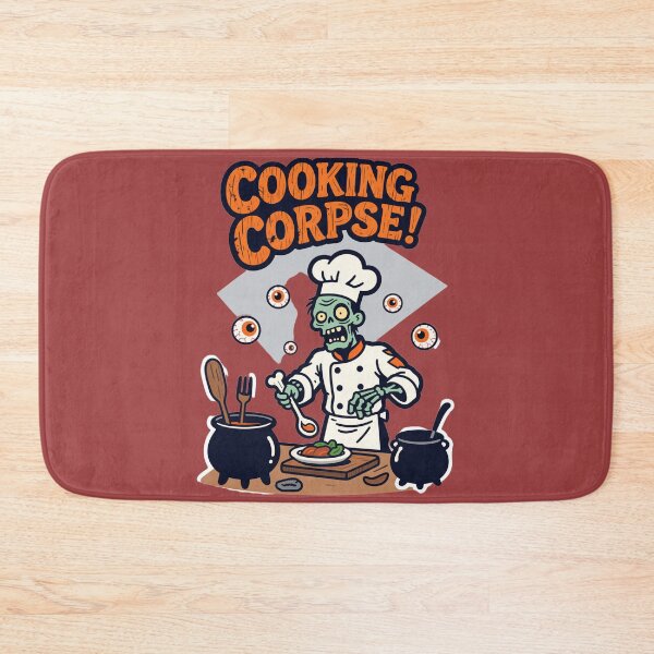 Item preview, Cooking Corpse: Zombie Chef Halloween Illustration designed and sold by tarkone.