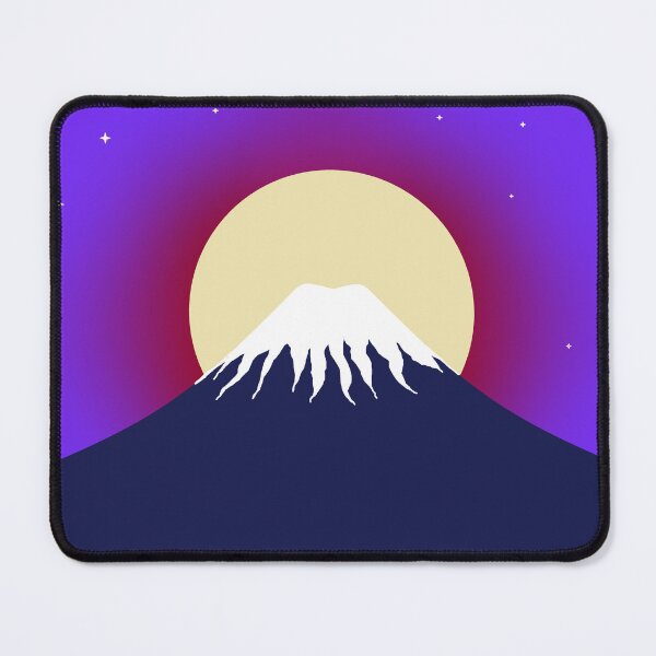 Item preview, Mount Fuji under Big Full Moon designed and sold by ArtisticJump.