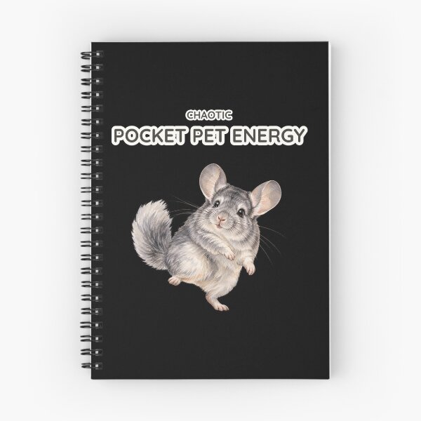 Item preview, Chaotic Pocket Pet Energy Funny Chinchilla Watercolor designed and sold by Ela-graphicwiz.