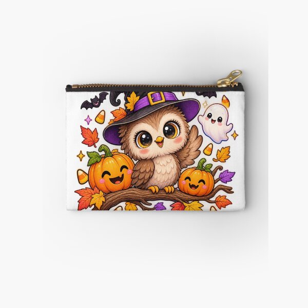 Item preview, Too Cute To Spook Cute Witch Owl Pumpkin Halloween Kawaii Toddler Graphic designed and sold by PixelForge Studio2.