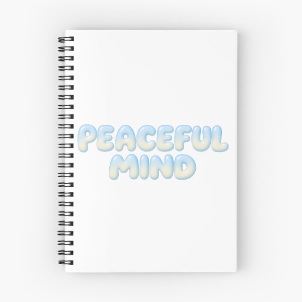Item preview, Peaceful Mind Pastel Bubble Text designed and sold by Inkworksbyshery.