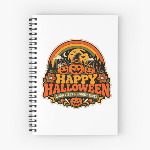 Item preview, Happy Halloween, good vibes! designed and sold by DailyQuestPrint.