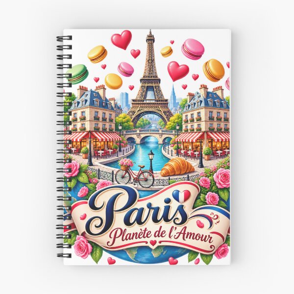 Item preview, Paris Planète de l’Amour – Romantic Paris France Travel & Love Illustration, The Kitsch Collection designed and sold by flashARTstudio.