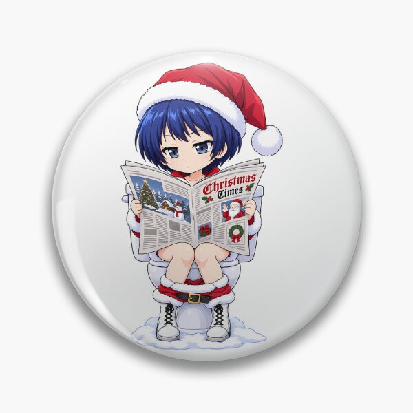 Item preview, Aina Yoshiwara Grand Blue Christmas Toilet Newspaper Humor designed and sold by mildaclairmo.