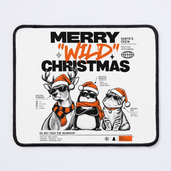 Item preview, Merry Wild Christmas Cool Animal Crew designed and sold by zzz888.