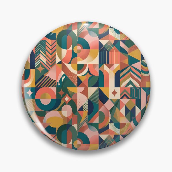 Item preview, A Vibrant Sacred Geometry Abstract Mandala Art Print designed and sold by ART ATTACK ZONE.