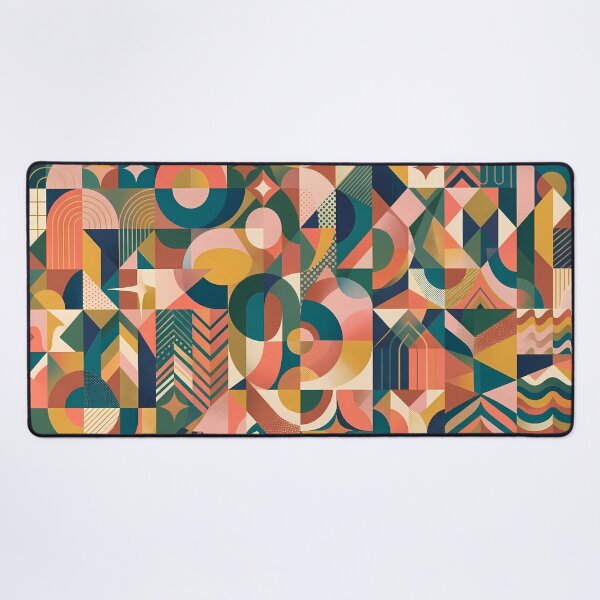Item preview, A Vibrant Sacred Geometry Abstract Mandala Art Print designed and sold by ART ATTACK ZONE.
