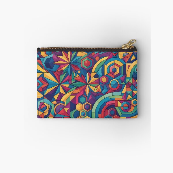 Item preview, B Vibrant Sacred Geometry Abstract Mandala Art Print designed and sold by ART ATTACK ZONE.