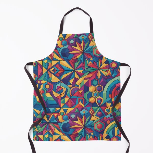 Artikelvorschau, B Lebendiger abstrakter Mandala-Kunstdruck mit heiliger Geometrie entworfen und verkauft von ART ATTACK ZONE.