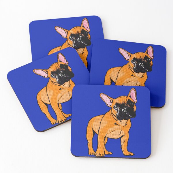 Item preview, Pop Art French Bulldog Fawn Comic Style Canine Graphic designed and sold by Terry Bain.