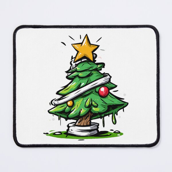 Item preview, Graffiti Style Christmas Tree Sweater Design designed and sold by RichardRags.