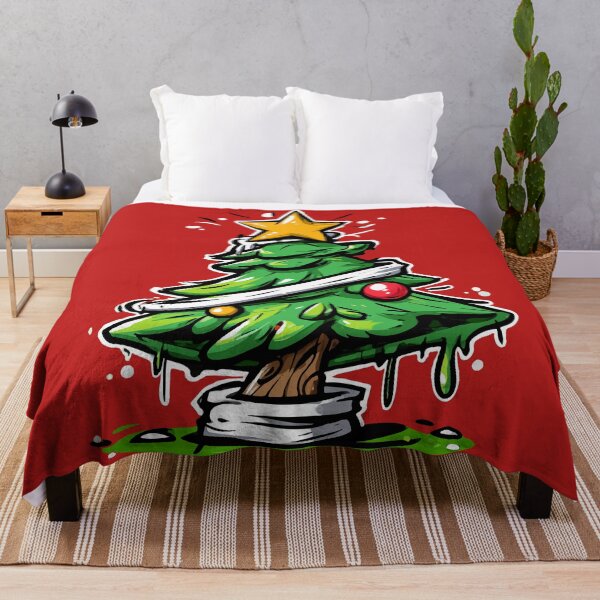Item preview, Graffiti Style Christmas Tree Sweater Design designed and sold by RichardRags.