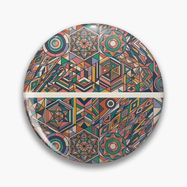 Item preview, E Vibrant Sacred Geometry Abstract Mandala Art Print designed and sold by ART ATTACK ZONE.