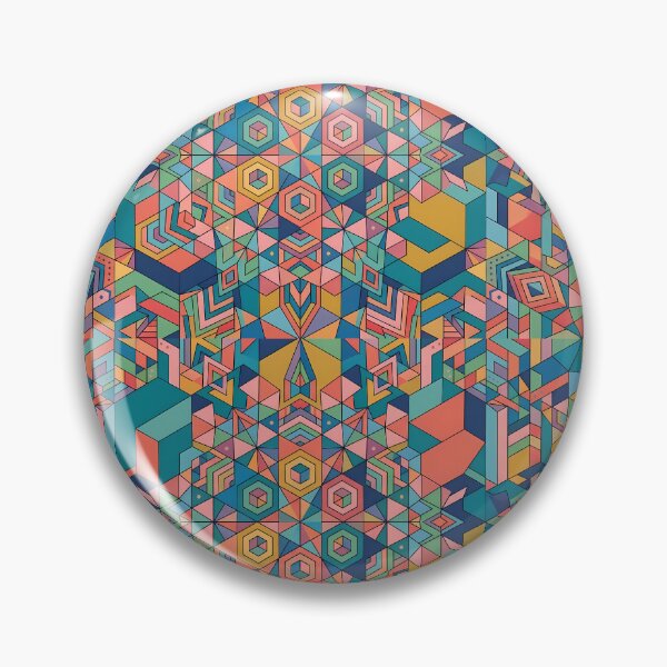Item preview, F Vibrant Sacred Geometry Abstract Mandala Art Print designed and sold by ART ATTACK ZONE.