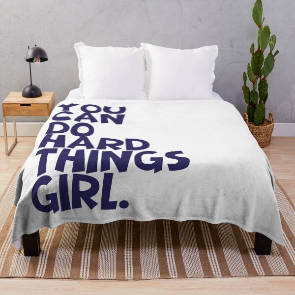 Item preview, YOU CAN DO HARD THINGS GIRL designed and sold by Geraldine Amesty.