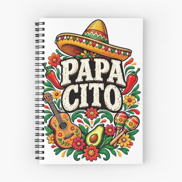 Item preview, Papacito Mexican Dad Cinco De Mayo Fiesta Sombrero Guitar Graphic designed and sold by PixelForge Studio2.