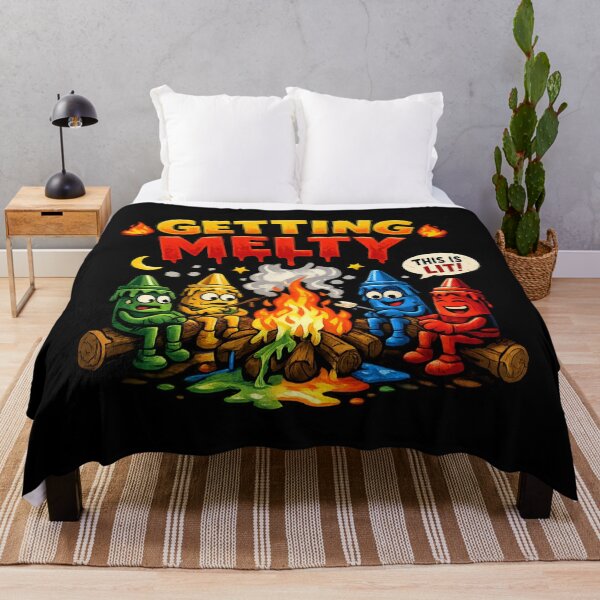 Item preview, Getting Melty - Funny Campfire Color Characters designed and sold by SidTastic .