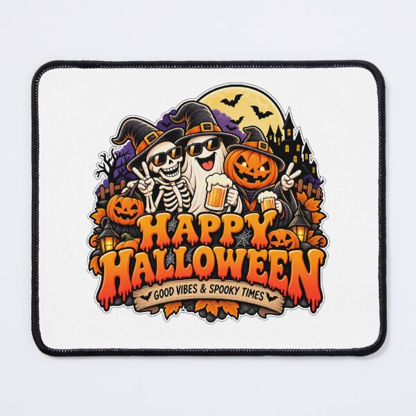 Item preview, Happy Halloween spooky times designed and sold by DailyQuestPrint.
