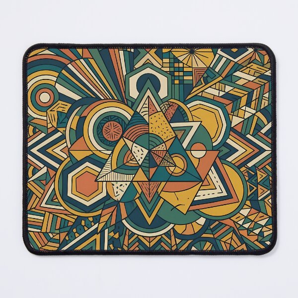 Item preview, 0 Vibrant Sacred Geometry Abstract Mandala Art Print designed and sold by ART ATTACK ZONE.