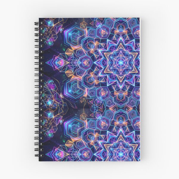 Item preview, 1 Vibrant Sacred Geometry Abstract Mandala Art Print designed and sold by ART ATTACK ZONE.
