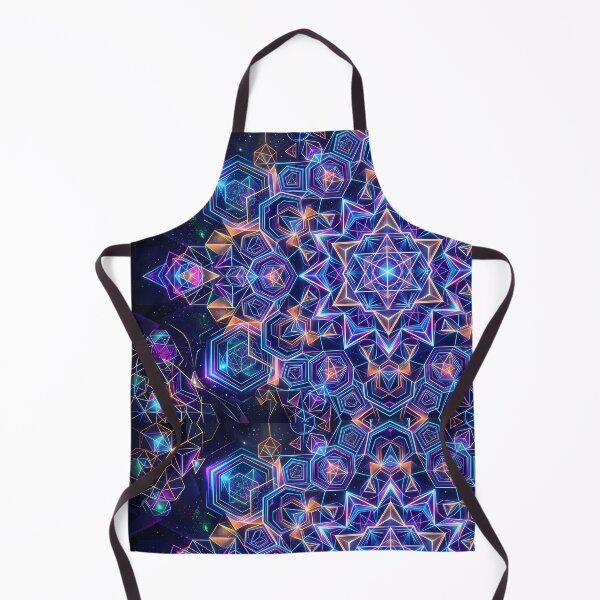 Artikelvorschau, 1 lebendiger Kunstdruck mit abstraktem Mandala-Motiv der heiligen Geometrie entworfen und verkauft von ART ATTACK ZONE.