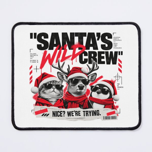 Item preview, Santa's Wild Crew Sarcastic Holiday Squad designed and sold by zzz888.