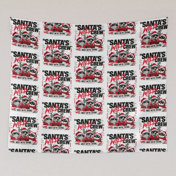 Item preview, Santa's Wild Crew Sarcastic Holiday Squad designed and sold by zzz888.