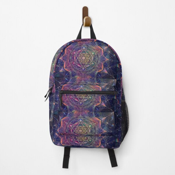 Item preview, 2 Vibrant Sacred Geometry Abstract Mandala Art Print designed and sold by ART ATTACK ZONE.