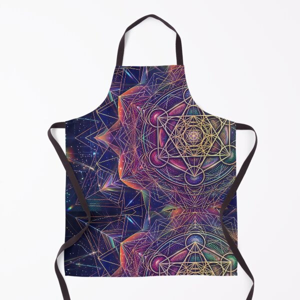 Item preview, 2 Vibrant Sacred Geometry Abstract Mandala Art Print designed and sold by ART ATTACK ZONE.