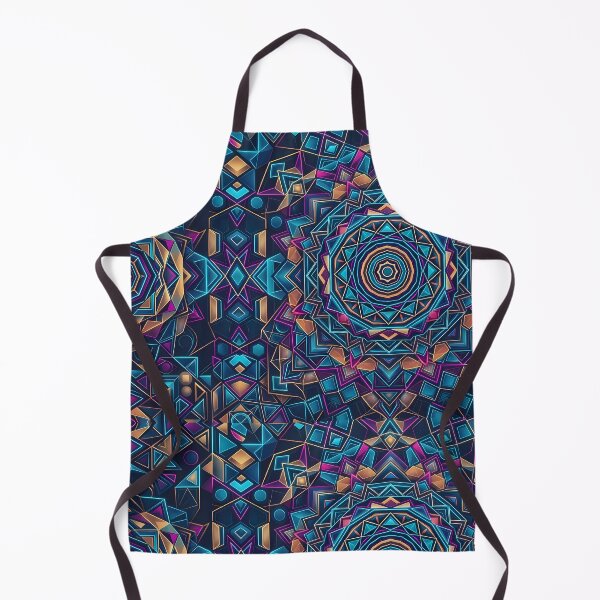 Item preview, 6 Vibrant Sacred Geometry Abstract Mandala Art Print designed and sold by ART ATTACK ZONE.
