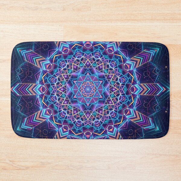 Item preview, 7 Vibrant Sacred Geometry Abstract Mandala Art Print designed and sold by ART ATTACK ZONE.