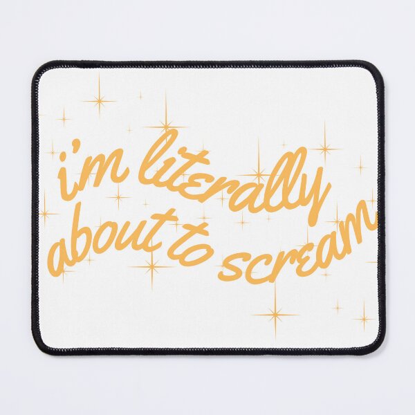 Item preview, I'm literally about to scream designed and sold by kennaplate.