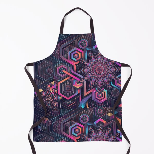 Item preview, 9 Vibrant Sacred Geometry Abstract Mandala Art Print designed and sold by ART ATTACK ZONE.