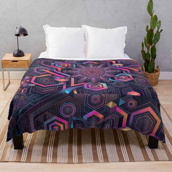 Item preview, 9 Vibrant Sacred Geometry Abstract Mandala Art Print designed and sold by ART ATTACK ZONE.