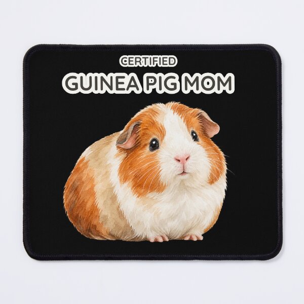 Item preview, Certified Guinea Pig Mom Funny Watercolor Pet designed and sold by Ela-graphicwiz.