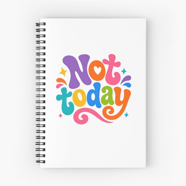 Item preview, Not Today – Funny Sarcastic Attitude designed and sold by SkeletonsDanger.