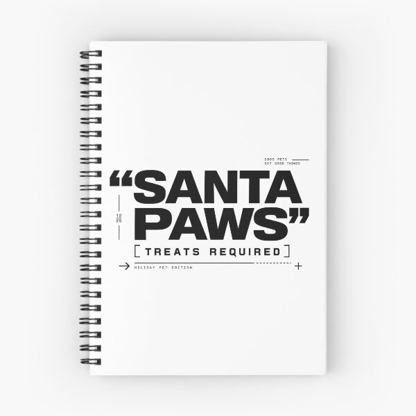 Item preview, Santa Paws Treats Required Modern Typography designed and sold by zzz888.