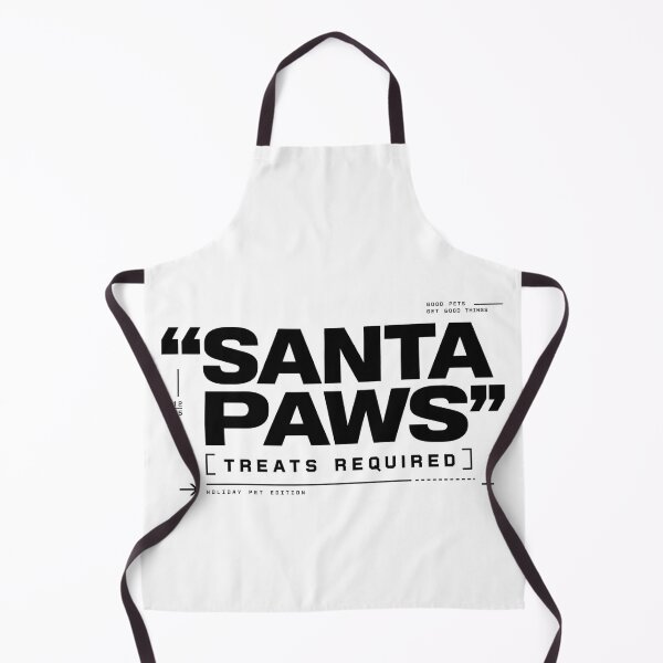 Item preview, Santa Paws Treats Required Modern Typography designed and sold by zzz888.