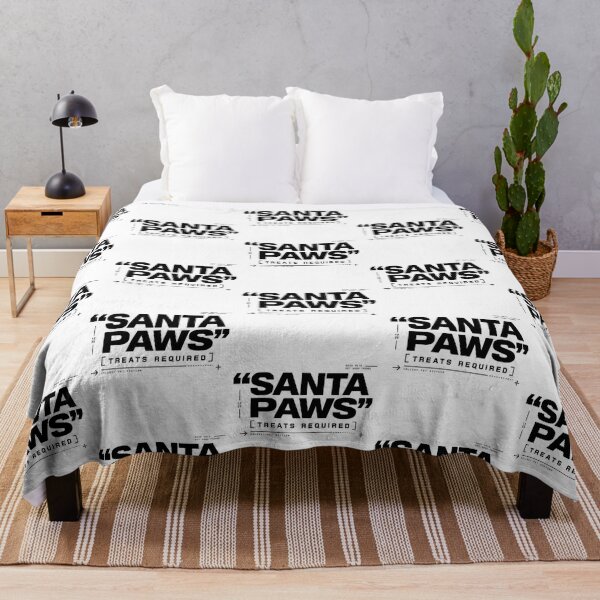 Item preview, Santa Paws Treats Required Modern Typography designed and sold by zzz888.
