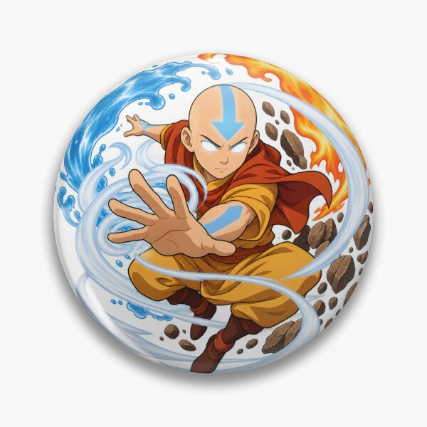 Item preview, Elemental Air Master Anime Warrior – Four Elements Wind Water Fire Earth designed and sold by KawaiiOrbit.