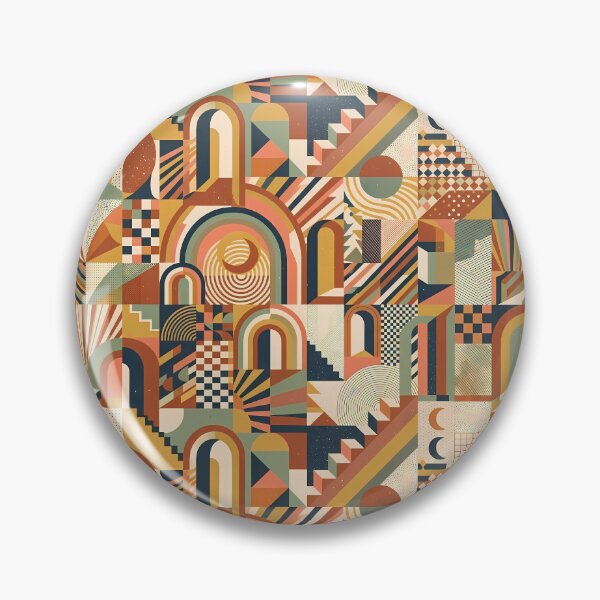 Item preview, Moon Vibrant Sacred Geometry Abstract Mandala Art Print designed and sold by ART ATTACK ZONE.