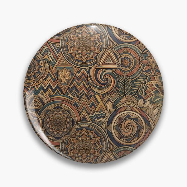 Item preview, Gold Vibrant Sacred Geometry Abstract Mandala Art Print designed and sold by ART ATTACK ZONE.