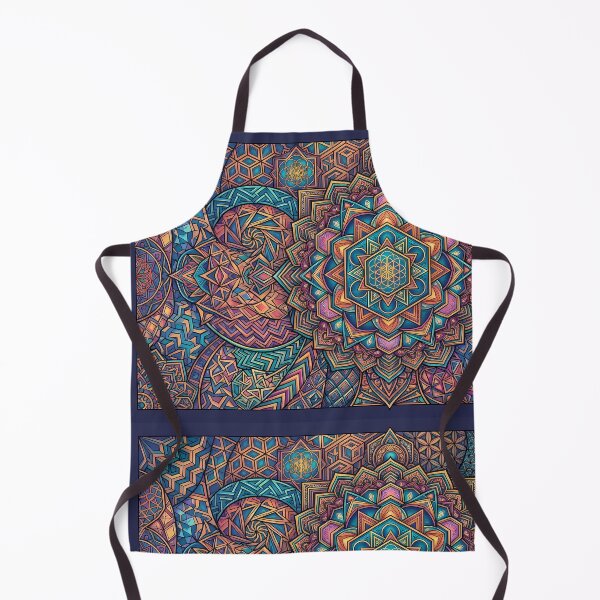 Item preview, Points Vibrant Sacred Geometry Abstract Mandala Art Print designed and sold by ART ATTACK ZONE.