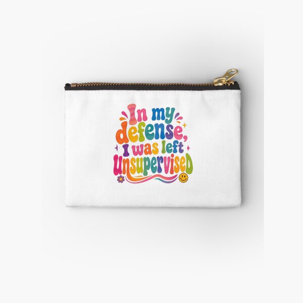 Item preview, In My Defense I Was Left Unsupervised – Colorful Chaos Humor designed and sold by SkeletonsDanger.