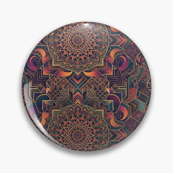 Item preview, Fly Vibrant Sacred Geometry Abstract Mandala Art Print designed and sold by ART ATTACK ZONE.