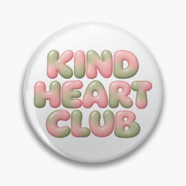 Item preview, Kind Heart Club Pastel Bubble Text designed and sold by Inkworksbyshery.