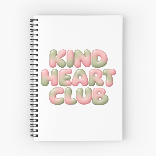 Item preview, Kind Heart Club Pastel Bubble Text designed and sold by Inkworksbyshery.