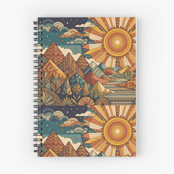 Item preview, SUN Vibrant Sacred Geometry Abstract Mandala Art Print designed and sold by ART ATTACK ZONE.