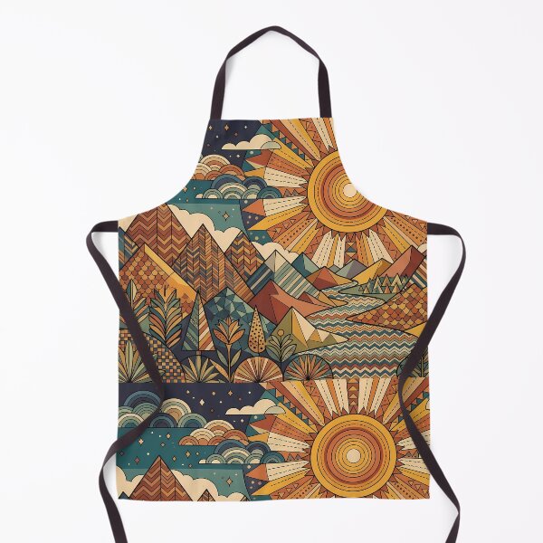 Item preview, SUN Vibrant Sacred Geometry Abstract Mandala Art Print designed and sold by ART ATTACK ZONE.
